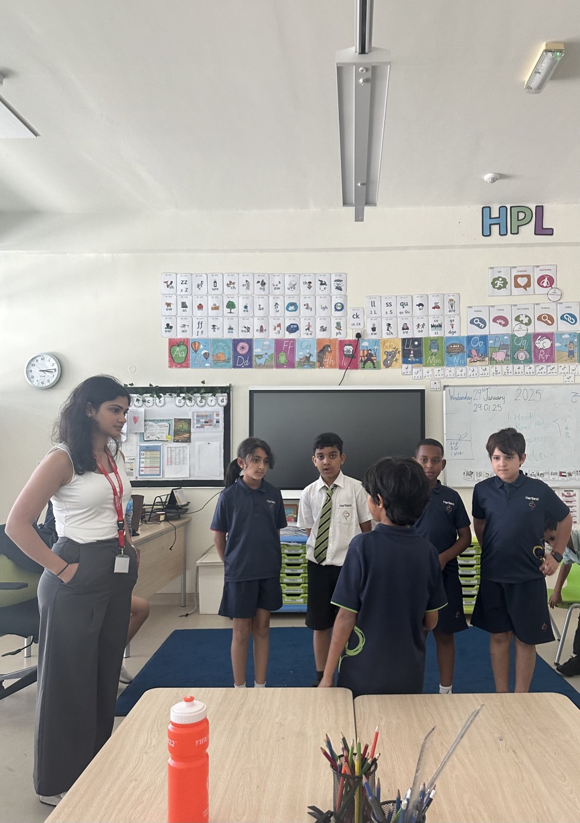 Teaching session at Hartland